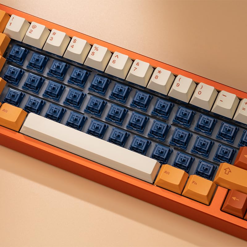 MELETRIX WS Light Tactile Mechanical Keyboard Switches Set, 5 Pin Navy Blue Factory Lubed Switch with POM Stem, 15.4mm Spring, Compatible with MX Keycaps for Gaming DIY Keyboard (35pcs) - Image 5